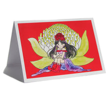 Load image into Gallery viewer, Waratah Girl Card