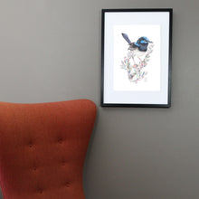 Load image into Gallery viewer, “Superb Fairy Wren” Fine Art Print

