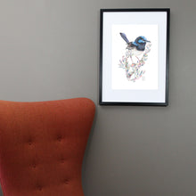 Load image into Gallery viewer, “Superb Fairy Wren” Fine Art Print
