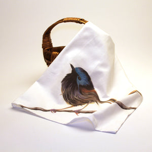 Blue Wren Tea Towel