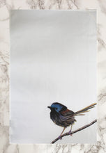 Load image into Gallery viewer, Blue Wren Tea Towel
